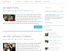 Tablet Screenshot of fajnblog.cz